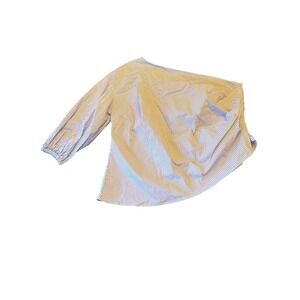 Jason Wu/Eloquii Blue & White Striped Off-The-Shoulder Blouse Size 24